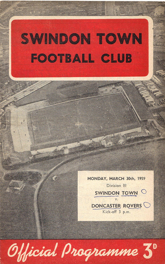 <b>Monday, March 30, 1959</b><br />vs. Doncaster Rovers (Home)